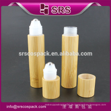 SRS kosmetische 15ml Bambusrolle auf Flasche, 20ml kosmetische Augencreme Bambuswalze Flasche